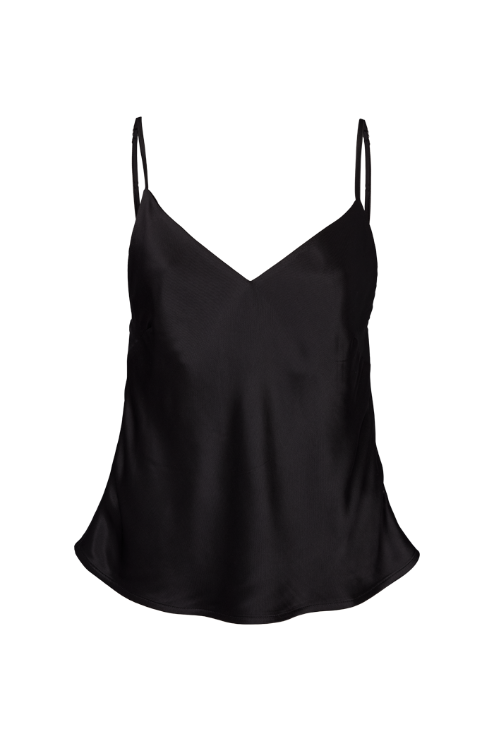 Basic Apparel Flora Strap Top Toppe 001 Black